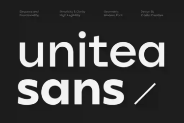 Unitea Font free download – Unitea Font font preview