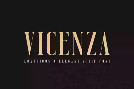 Vicenza Font free download preview 7 – Serif Fonts font