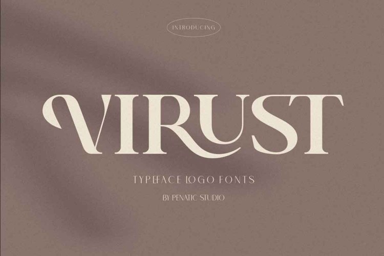 Virust Font free download preview 4 – Serif Fonts font