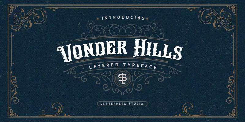 Vonder Hills Font Family free download preview 10 – Typeface font