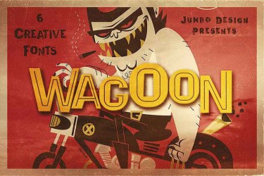Wagoon Funny Style Font free download – Serif Fonts font preview