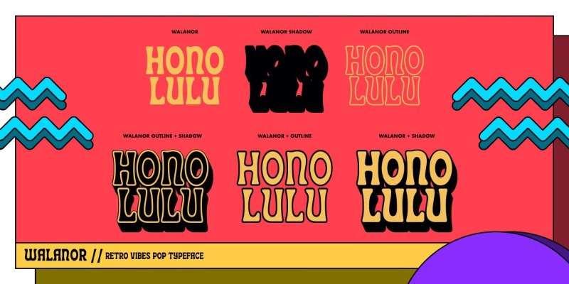 Walanor Font Family free download preview 3 – Font Family font