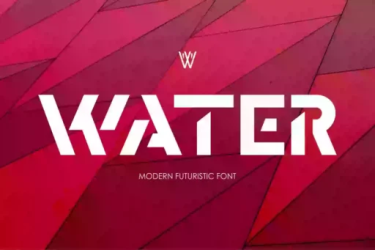 Water Font free download – Water Font font preview