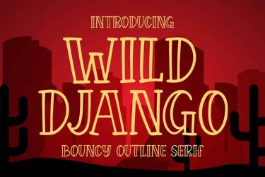 Wild Django Font free download – Serif Fonts font preview