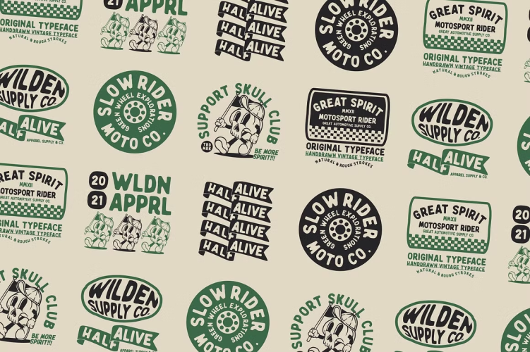 Wilden Font free download preview 4 – Display Fonts font