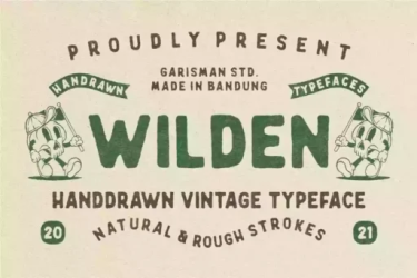 Wilden Font free download – Display Fonts font preview