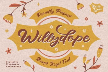 Willydope Font free download – Script And Handwritten font preview