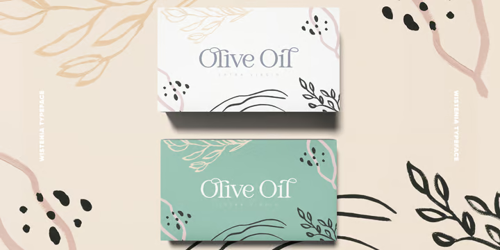 Wistenia Font free download preview 9 – Serif Fonts font