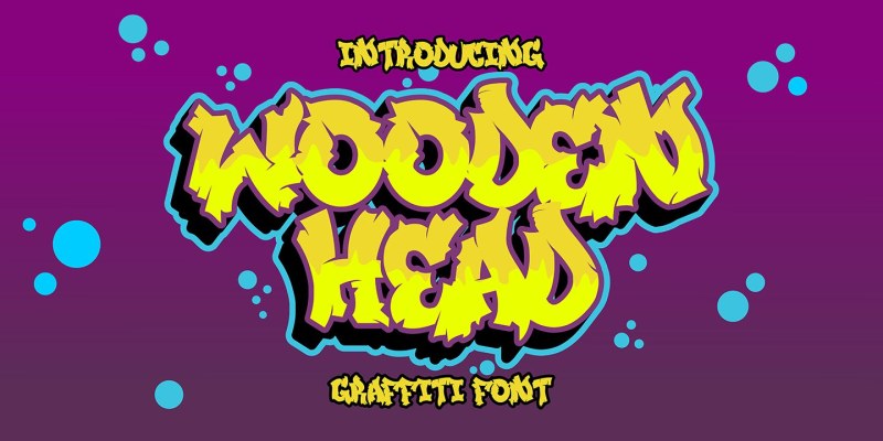 Wooden Head Font free download preview 7 – Display Fonts font