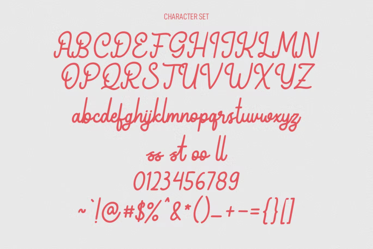 Yearlys Retro Script Font free download preview 2 – Script And Handwritten font