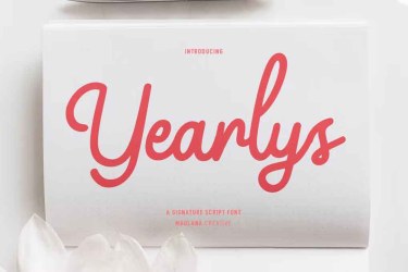 Yearlys Retro Script Font free download – Script And Handwritten font preview