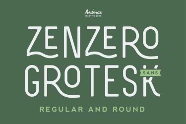 Zenzero Sans Font free download – Grotesk font preview