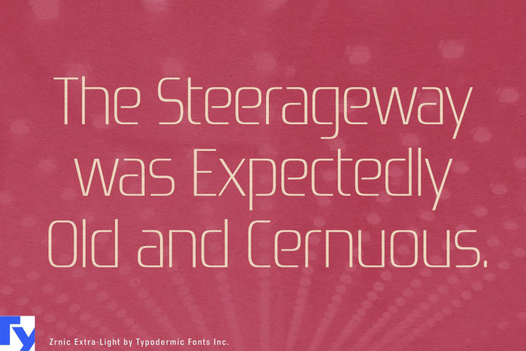 Zrnic Font free download preview 1 – Sans Serif Fonts font