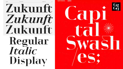 Zukunft Font free download – Traditional font preview