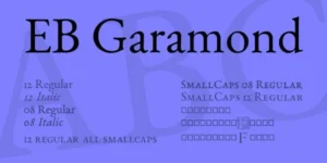 EB Garamond Font Family